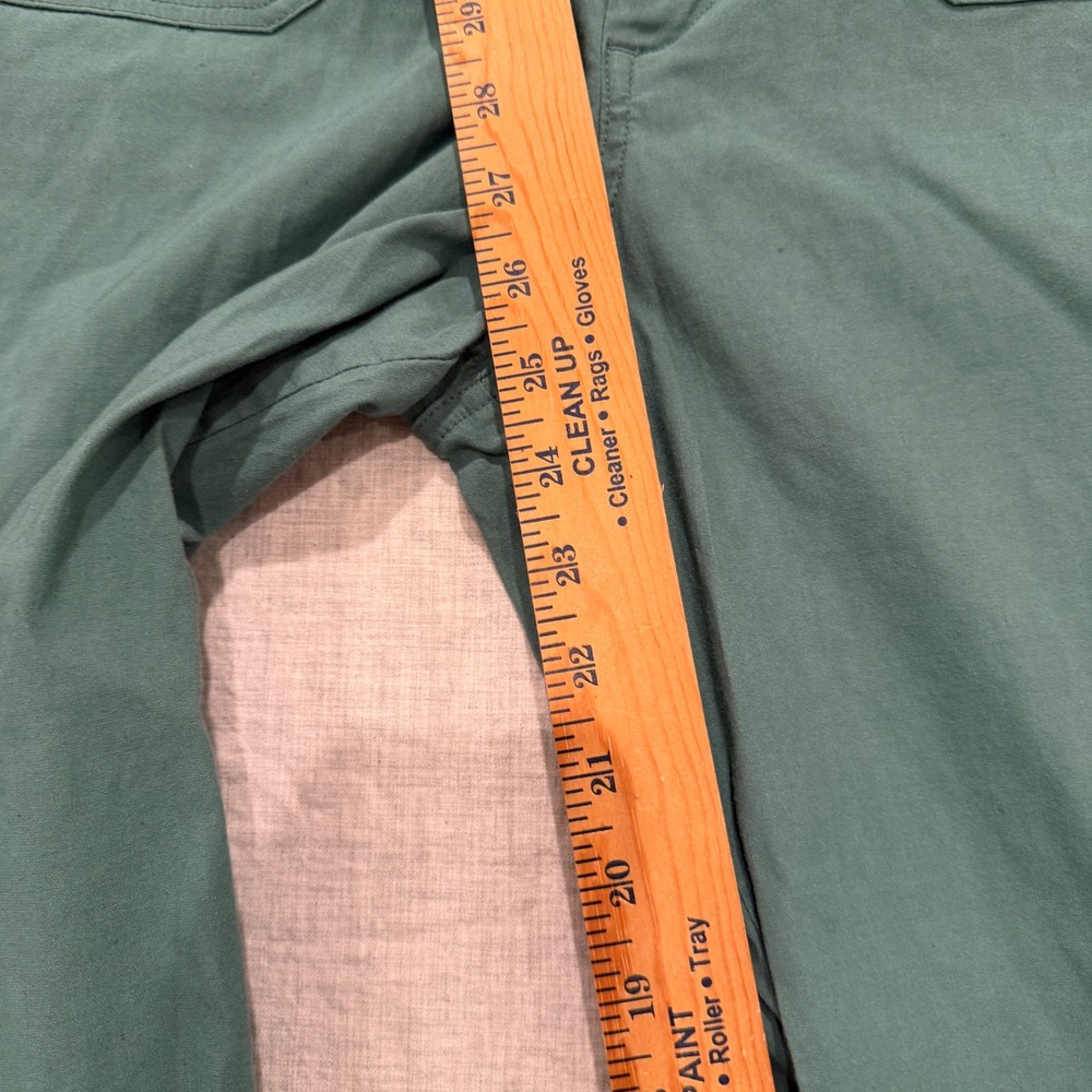 Maeve The Colette Wide Leg Pants Green High Rise Cropped Size 32 Anthropologie - Picture 4 of 13